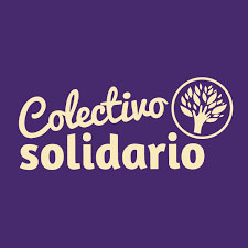 colectivo solidario logo con un simbolo de un árbol